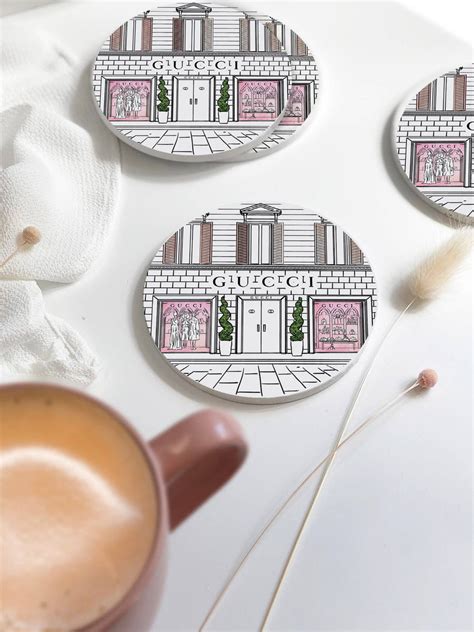 gucci coaster|gucci drink coasters.